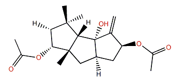 3a,8b-Diacetoxy-9(12)-capnellene-10a-ol