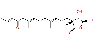 (3b,6E,10E)-1b,2a-Dihydroxy-13-oxo-6,10,14-phytatrien-20,1-olide