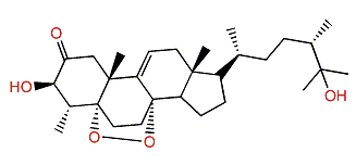 3b-25-Dihydroxy-4-methyl-5a,8a-epidioxy-2-ketoergost-9-ene