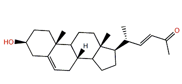 (3b,22E)-3-Hydroxy-26,27-dinorcholesta-5,22-dien-24-one