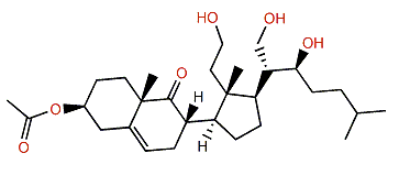 (22S)-3b-Acetoxy-11,21,22-trihydroxy-9,11-secocholest-5-en-9-one