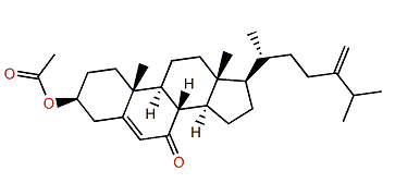 3b-Acetoxy-24-methylene-5-cholesten-7-one