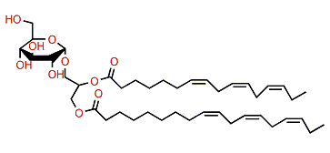 (2R)-3-O-b-D-Galactopyranosyl-2-O-[(7Z,10Z,13Z)-hexadeca-7,10,13-trienoyl]-1-O-[(9Z,12Z,15Z)-octadeca-9,12,15-trienoyl]-sn-glycerol