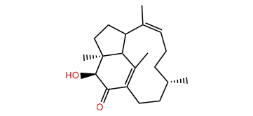 3b-Hydroxy-1(15),8(9)-trinervitadien-2-one
