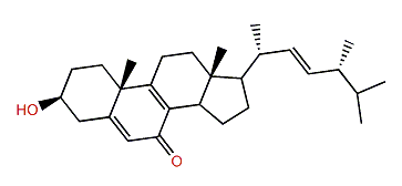 (22E,24R)-3b-Hydroxy-24-methylcholesta-5,8,22-trien-7-one