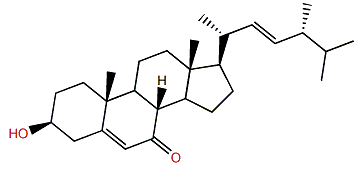 (22E,24R)-3b-Hydroxy-24-methylcholesta-5,22-dien-7-one