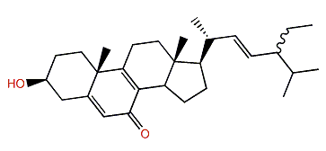 (22E,24xi)-3b-Hydroxy-24-ethylcholesta-5,8,22-trien-7-one