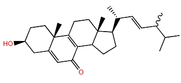 (22E,24xi)-3b-Hydroxy-24-methylcholesta-5,8,22-trien-7-one