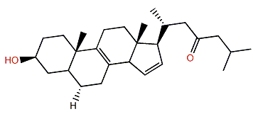 3b-Hydroxy-5a-cholesta-8,14-dien-23-one