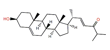 (22E)-3b-Hydroxycholesta-5,22-dien-24-one