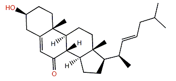 (22E)-3b-Hydroxycholesta-5,22-dien-7-one