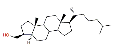3b-Hydroxymethyl-A-nor-5a-cholestane