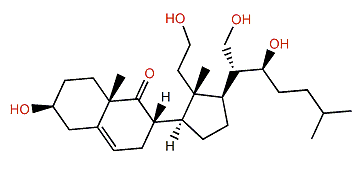 (22S)-3b,11,21,22-Tetrahydroxy-9,11-secocholest-5-en-9-one