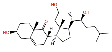 (22S)-3b,11,22-Trihydroxy-9,11-secocholest-5-en-9-one