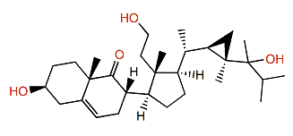 3b,11,24-Trihydroxy-9,11-secogorgost-5-en-9-one