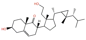 3b,11-Dihydroxy-9,11-secogorgost-5-en-9-one