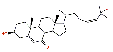3b,25-Dihydroxycholesta-5,23-dien-7-one
