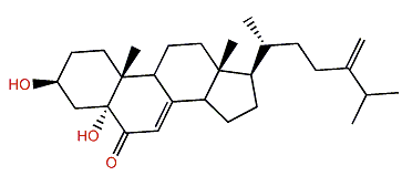 3b,5a-Dihydroxy-24-methylenecholest-7-en-6-one