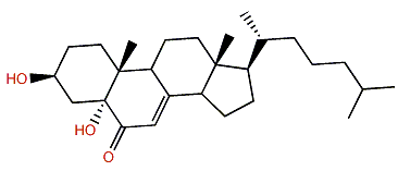 3b,5a-Dihydroxycholest-7-en-6-one
