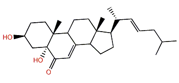 (22E)-3b,5a-Dihydroxycholesta-7,22-dien-6-one