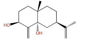 3b,5a-Dihydroxyeudesma-4(15),11-diene