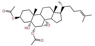 3b,6a-Diacetoxy-5a-hydroxy-7a,8a-epoxycholest-22-ene
