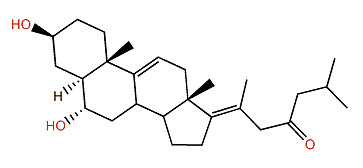 (17E)-3b,6a-Dihydroxy-5a-cholesta-9(11),17(20)-dien-23-one