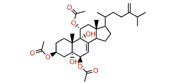 (3b,5a,6b,9a,11a)-3,6,11-Triacetoxy-24-methylenecholest-7-en-5,9-diol