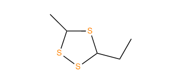3-Methyl-5-ethyl-1,2,4-trithiolane