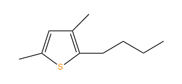 3,5-Dimethyl-2-butylthiophene