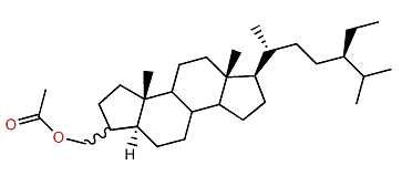(24R)-3xi-Acetoxymethyl-24-ethyl-A-nor-5a-cholestane