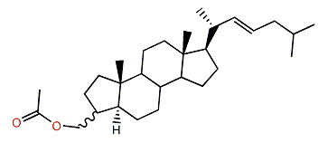 (22E)-3xi-Acetoxymethyl-A-nor-5a-cholest-22-ene
