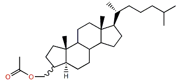 3xi-Acetoxymethyl-A-nor-5a-cholestane