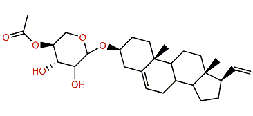 4'-O-Acetyl-3-pregna-5,20-dienyl-b-D-arabinopyranoside