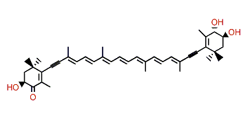 (3S,3'S,4'S)-3,3',4'-Trihydroxy-7,8,7',8'-tetradehydro-beta,beta-caroten-4-one