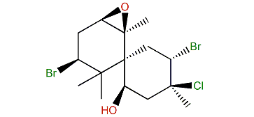 4,10-Dibromo-3-chloro-7,8-epoxy-1-chamigranol