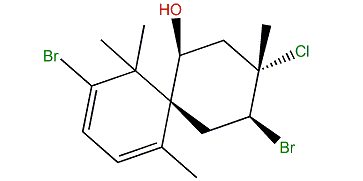 4,10-Dibromo-3-chloro-7,9-chamigradien-1-ol