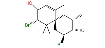 4,10-Dibromo-3-chloro-7-chamigren-9-ol
