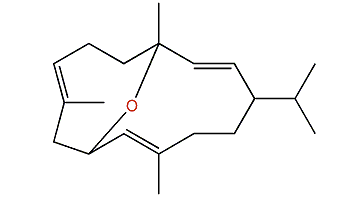 (2E,7E,11E)-4,10-Epoxy-2,7,11-cembratriene