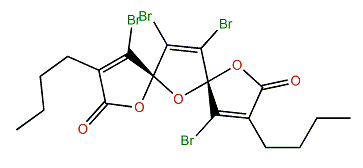 4,11,12,13-Tetrabromo-3,10-dibutyl-1,6,8-trioxadispiro[4.1.4.2]trideca-3,10,12-triene-2,9-dione