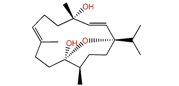(2E,7E)-4,11-Dihydroxy-1,12-oxidocembra-2,7-diene