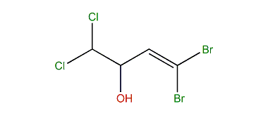 4,4-Dibromo-1,1-dichloro-3-buten-2-ol