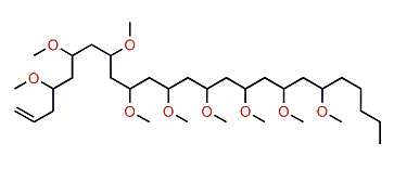 4,6,8,10,12,14,16,18,20-Nonamethoxy-1-pentacosene
