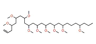 4,6,8,10,12,14,16,18,22-Nonamethoxy-1-pentacosene