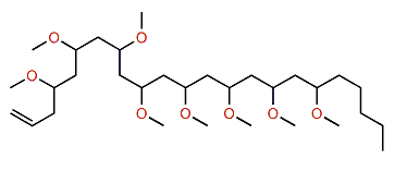 4,6,8,10,12,14,16,18-Octamethoxy-1-tricosene