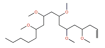 4,6,8,10,12-Pentamethoxy-1-heptadecene