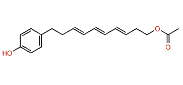 4-(10-Acetoxy-3,5,7-decatrienyl)-phenol