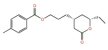 4-(8-Ethyl-tetrahydro-7-oxo-2H-pyran-5-yl)-propyl-4'-methylbenzoate