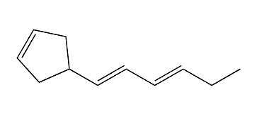 (1E,3E)-4-(1,3-Hexadienyl)-1-cyclopentene