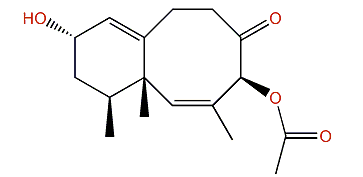 4-Acetoxy-10-hydroxy-5-oxo-2,8-neolemnadiene